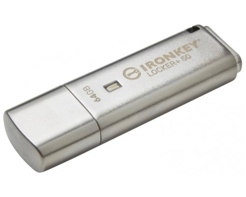 USB DISK 64 GB IRONKEY LOCKER+ 50 USB 3.2 KINGSTON (Espera 4 dias)