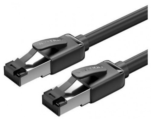 CABLE DE RED LATIGUILLO RJ45 CAT.8 SFTP 1.5 M NEGRO VENTION (Espera 4 dias)