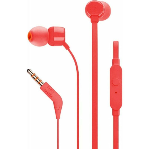 AURICULAR JBL TUNE T160 RED MICROFONO INTEGRADO JACK-SX3 AURICULAR JBL TUNE T160 RED MICROFONO INTEGRADO JACK