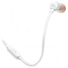 AURICULARES JBL T160 TUNE WIRED IN-EAR HEADPHONE WITH MIC WHITE