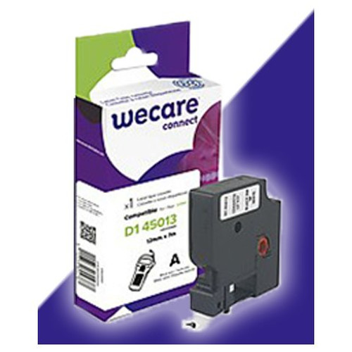 ARMOR WECARE cinta compatible para DYMO D1 12mm x 7m Negro/blanco S0720530