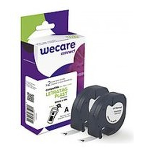 ARMOR WECARE Etiqueta Blanca Texto negro para DYMO LETRATAG PLAST 12mmx4m. Dos cintas por caja-SX2 ARMOR WECARE Etiqueta Blanca Texto negro para DYMO LETRATAG PLAST 12mmx4m. Dos cintas por caja