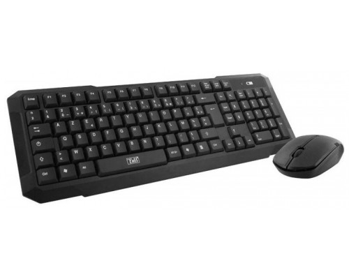 TNB COMBO BRIDGE - Combo de teclado QWERTY y ratón inalámbrico - negro