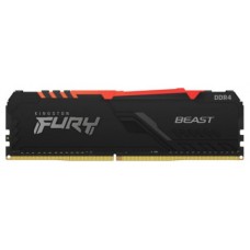 MEMORIA KINGSTON FURY BEAST RGB DDR4 16GB (KIT 2) 3200MHZ  CL16      -  KF432C16BB2AK2/16 (Espera 4 dias)