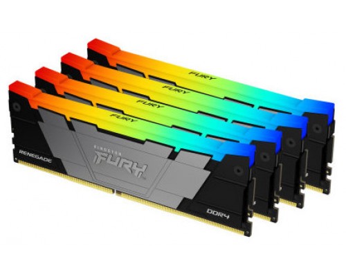 Kingston Technology FURY Renegade RGB módulo de memoria 64 GB 4 x 16 GB DDR4 3600 MHz (Espera 4 dias)