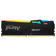 MEMORIA KINGSTON FURY BEAST RGB DDR5 16GB 5200MHZ  CL40  KF5 (Espera 4 dias)