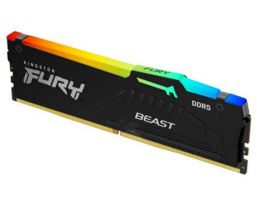 Kingston Technology FURY Beast RGB módulo de memoria 32 GB 1 x 32 GB DDR5 ECC (Espera 4 dias)