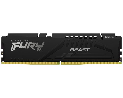 MEMORIA KINGSTON FURY BEAST BLACK DDR5 16GB 6000MHZ  CL40   KF560C40BB-16 (Espera 4 dias)