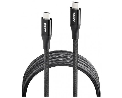 CABLE USB-C A USB-C 3 M KNOT 240W-2 NEGRO NGS (Espera 4 dias)