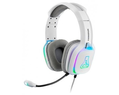 THE G-LAB GAMING HEADSET RGB COMPATIBLE PC, PS4, XBOXONE, SWITCH BLANCO (KORP-VANADIUM) (Espera 4 dias)