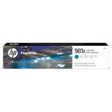HP PageWide Enterprise Color 556 / MFP 586 Cartucho de Alta capacidad Cyan nº981X