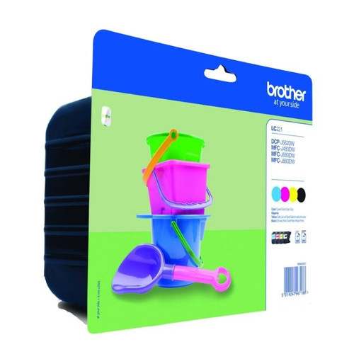 BROTHER Pack cartuchos Negro, Cian, Magenta y Amarillo DCP-J562DW/MFC-J880DW/MFC-J480DW