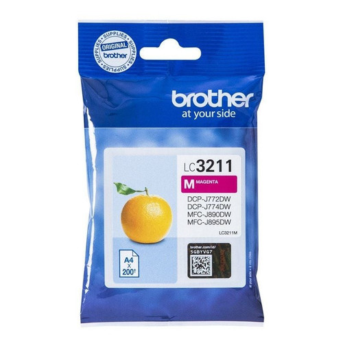 BROTHER Cartucho tinta Magenta LC3211M-SX2 BROTHER Cartucho tinta Magenta LC3211M