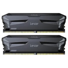 LEXAR MEMORIA ARES DDR5 6000 CL32 1.35V MEMORY WITH HEATSINK, NON-RGB LIGHTING, DUAL PACK, BLACK COLOR (Espera 4 dias)