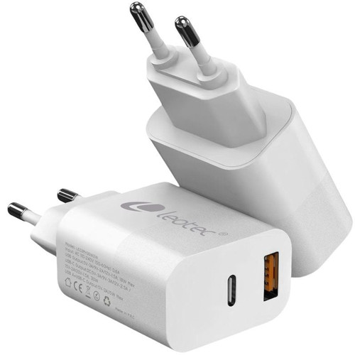 CARGADOR LEOTEC LECSPH20W2W2