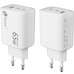 CARGADOR PARED/VIAJE ULTRA SLIM 2xUSB-C/PD + USB-A 65W BLANCO LEOTEC (Espera 4 dias)-SX9 CARGADOR PARED/VIAJE ULTRA SLIM 2xUSB-C/PD + USB-A 65W BLANCO LEOTEC (Espera 4 dias)