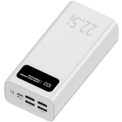 POWER BANK 30000mAh 22.5W BLANCO LEOTEC (Espera 4 dias)-SX6 POWER BANK 30000mAh 22.5W BLANCO LEOTEC (Espera 4 dias)