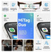LOCALIZADOR GPS MITAG DUO IOS/ANDROID NEGRO + LLAVERO MARRRON LEOTEC (Espera 4 dias)