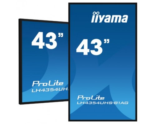 iiyama LH4375UHS-B1AG pantalla de señalización 108 cm (42.5") LCD 500 cd / m² 4K Ultra HD Procesador incorporado Android 8.0 18/7 (Espera 4 dias)