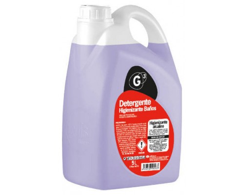 DETERGENTE HIGIENIZANTE BAÑOS 5 LITROS G3 LI192 (Espera 4 dias)