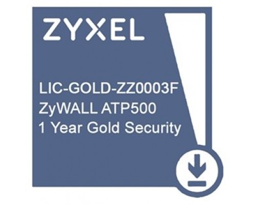 ZyXEL Licencia GOLD ATP500 Security Pack 1 Año
