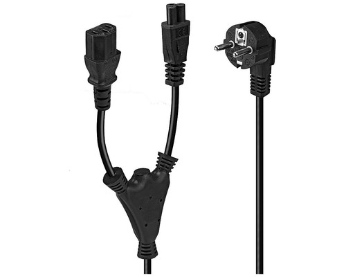 Lindy 30047 cable de transmisi&oacute;n Negro C13 acoplador C5 acoplador (Espera 4 dias)