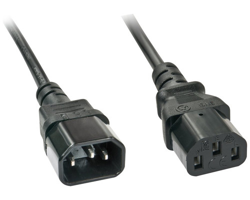 Lindy 30331 cable de transmisi&oacute;n Negro 2 m C14 acoplador C13 acoplador (Espera 4 dias)