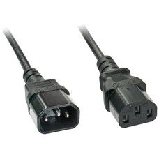 Lindy 30333 cable de transmisi&oacute;n Negro 5 m C13 acoplador C14 acoplador (Espera 4 dias)
