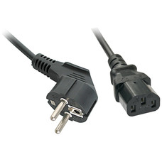 Lindy 30334 cable de transmisi&oacute;n Negro 0,7 m Enchufe tipo A IEC C13 (Espera 4 dias)