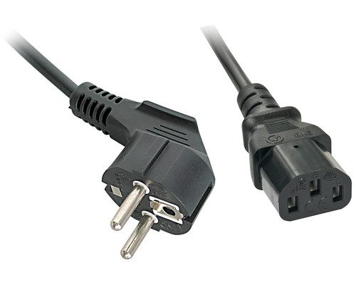 Lindy 30337 cable de transmisi&oacute;n Negro 5 m CEE7/7 C13 acoplador (Espera 4 dias)