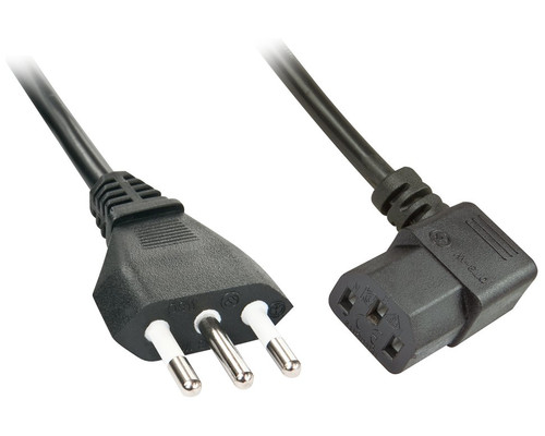 Lindy 30346 cable de transmisi&oacute;n Negro 2 m C13 acoplador (Espera 4 dias)
