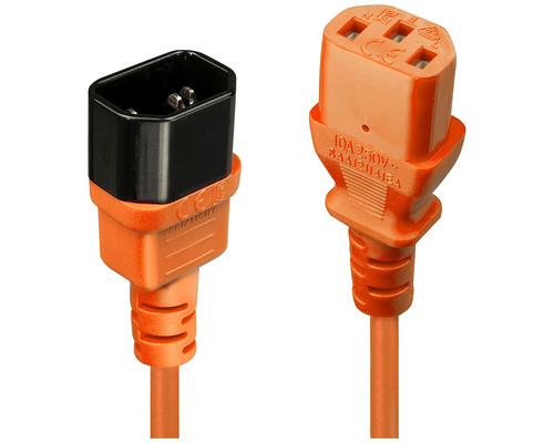 Lindy 30475 cable de transmisi&oacute;n Naranja 2 m C13 acoplador C14 acoplador (Espera 4 dias)