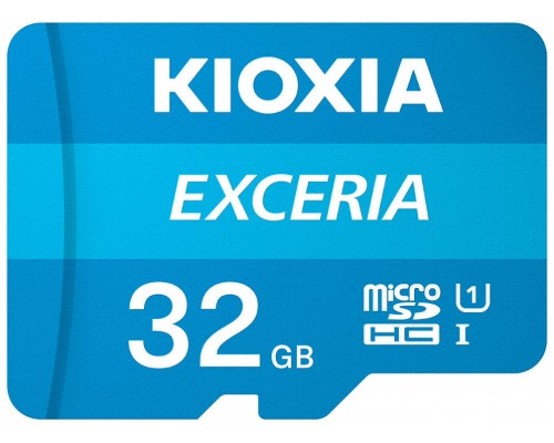 MICRO SD KIOXIA 32GB EXCERIA UHS-I C10 R100 CON ADAPTADOR