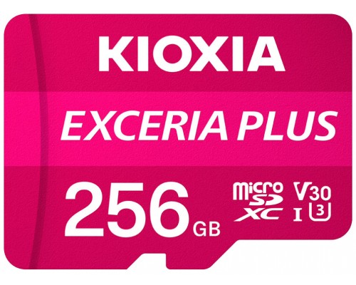 MICRO SD KIOXIA 256GB EXCERIA PLUS UHS-I C10 R98 CON ADAPTADOR
