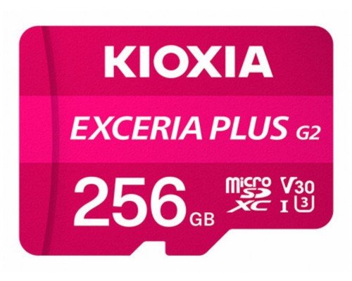 MICRO SD KIOXIA 256GB EXCERIA PLUS G2 UHS-I C10 CON ADAPTADOR