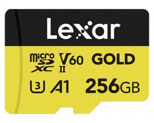 Lexar Professional GOLD 256 GB MicroSDXC UHS-II (Espera 4 dias)