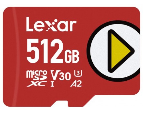 Lexar PLAY microSDXC UHS-I Card 512 GB Clase 10 (Espera 4 dias)