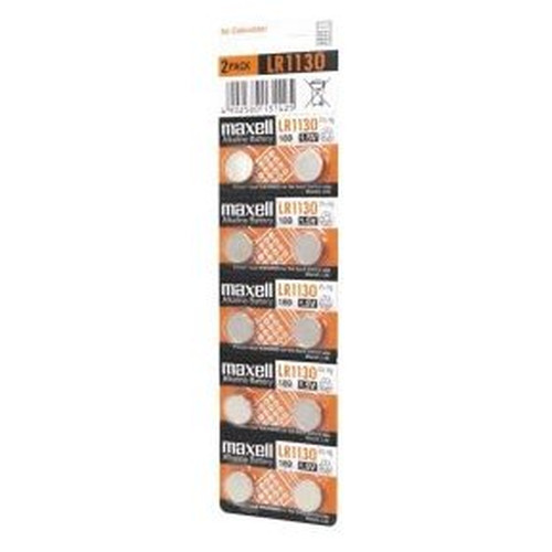 PILAS LR1130 MAXELL LR1130-B10 1.5V BLISTER 10-SX2 PILAS LR1130 MAXELL LR1130-B10 1.5V BLISTER 10