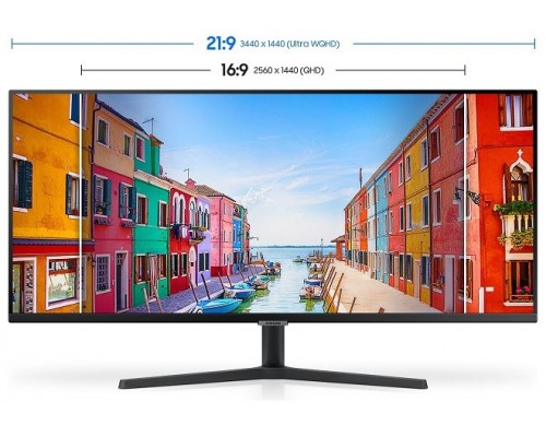 Samsung S50GC pantalla para PC 86,4 cm (34") 3440 x 1440 Pixeles UltraWide Quad HD LCD Negro (Espera 4 dias)