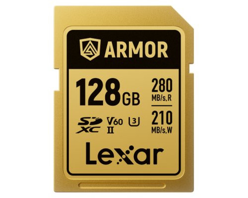 Lexar Armor Gold 128 GB SDXC UHS-II (Espera 4 dias)-SX30 Lexar Armor Gold 128 GB SDXC UHS-II (Espera 4 dias)