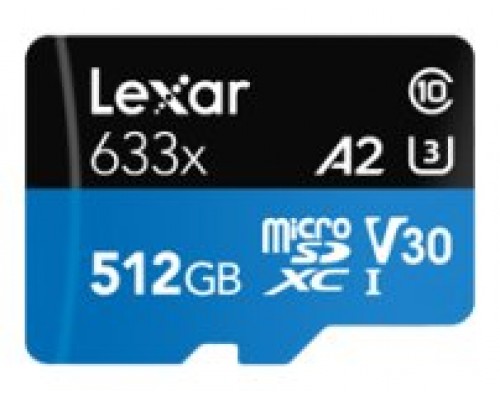 Lexar 633x 512 GB MicroSDXC UHS-I Clase 10 (Espera 4 dias)