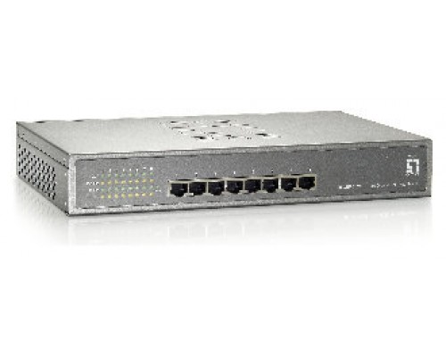 SWITCH LEVEL ONE GEP-0821 NO GESTION  8P  POE
