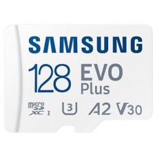 MICRO SD 128 GB EVO+ 1 ADAP. CLASS 10 SAMSUNG (Espera 4 dias)