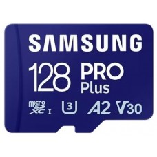 MICRO SD 128 GB PRO PLUS 1 ADAP. CLASS 10 SAMSUNG (Espera 4 dias)