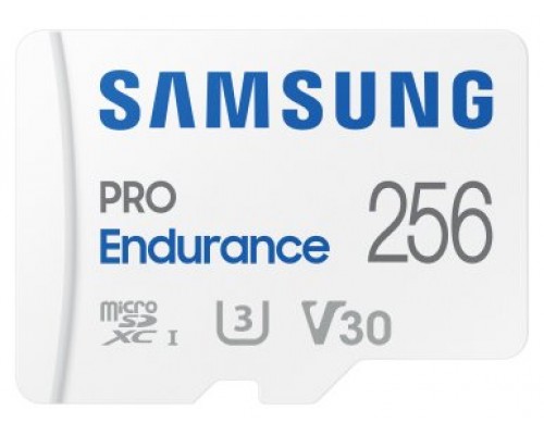 MICRO SD 256 GB PRO ENDURANCE 1 ADAP. CLASS 10 SAMSUNG (Espera 4 dias)