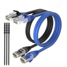 Cable + 1 GRATIS Ethernet CAT6 RJ45 24AWG 1m + 15 Bridas Max Connection (Espera 2 dias)