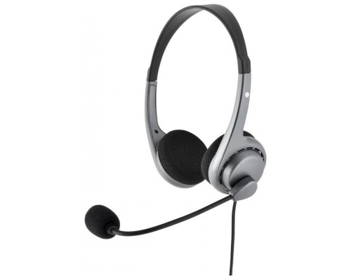 Bluestork MC-101 auricular y casco Auriculares Diadema Conector de 3,5 mm Negro, Plata (Espera 4 dias)