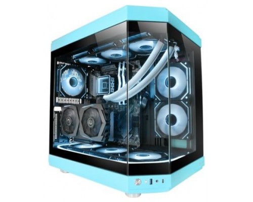 CAJA SEMITORRE ATX MC3T AZUL MARS GAMING (Espera 4 dias)