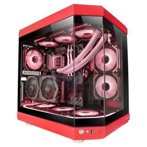 CAJA ATX SEMITORRE GAMING MARS GAMING MC3T COLOR ROJO-SX34 CAJA ATX SEMITORRE GAMING MARS GAMING MC3T COLOR ROJO