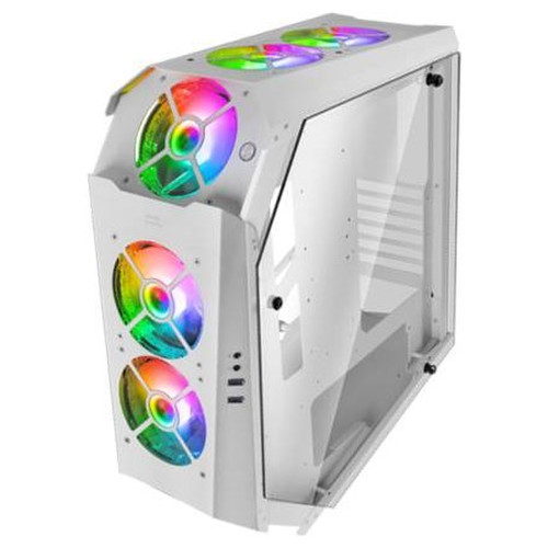 CAJA ATX MARS GAMING MC51 WHITE DISEÑO-SX18 CAJA ATX MARS GAMING MC51 WHITE DISEÑO
